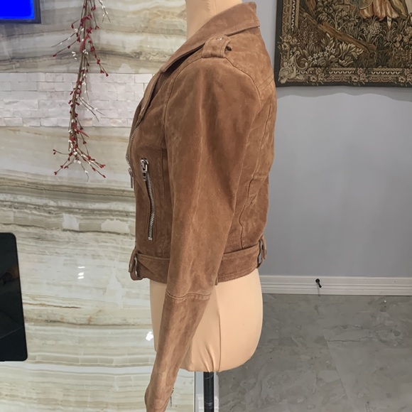 BLANKNYC Suede Moto Jacket Size XS‎ Coffee Bean Brown - Picture 5 of 12
